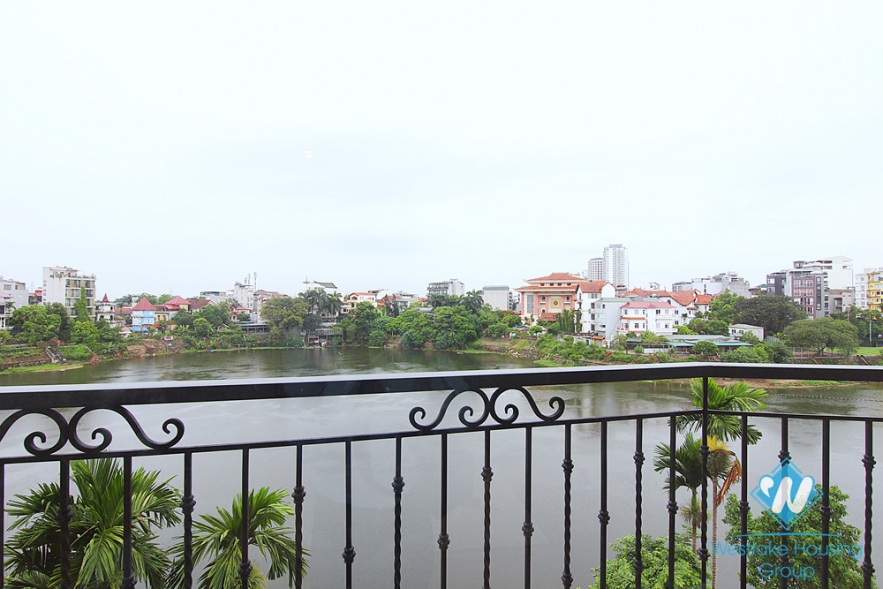 Spacious 2+ bedrooms apartment with lake view for rent in Tay Ho, Hanoi